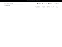 Tablet Screenshot of miamifashionboutique.com